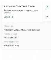 Bakı Təhsil İdarəsinin şübhəli tenderləri - Yüz minlər hara axıdılır?