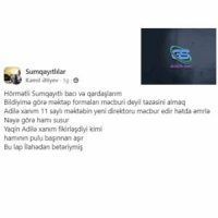 Direktor şagirdləri forma almağa məcbur edir? - FOTO