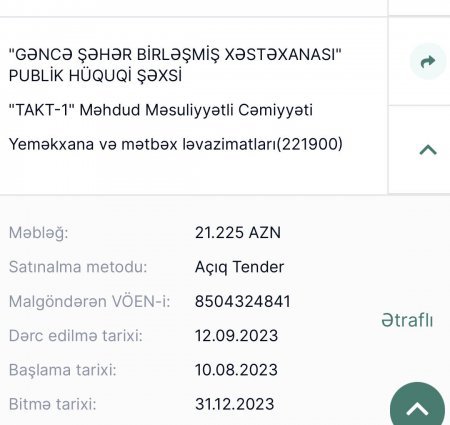 Gəncə Şəhər Birləşmiş Xəstəxanasının TENDERLƏRİNİN SİRRİ… - TƏFƏRRÜAT