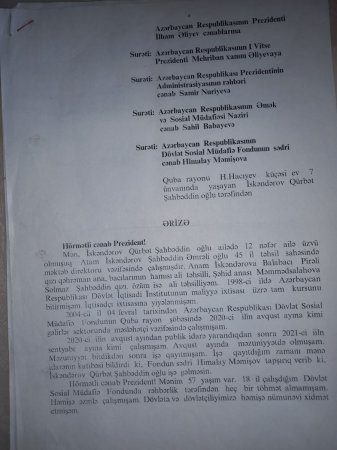 DSMF-nin keçmiş işçisindən ETİRAZ - BU NƏDİ BELƏ?!