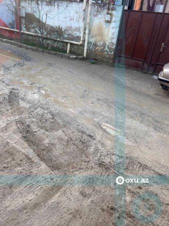 Bu yolların pulunu Əvəz Qocayev çoxdan həzm-rabedən keçirib... - Sakinlərsə narazıdır...