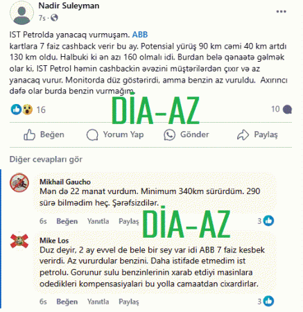 Əvvəl yanacaq əvəzinə su vururdular, indi isə... - "Axırıncı dəfə olar burda benzin vurmağım..."