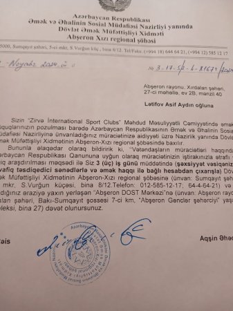 “Almadığım maaşa görə məndən vergi və sığorta haqqı tutulub” – AAAF RƏHBƏRLİYİ VERGİDƏN NECƏ YAYINIB?..
