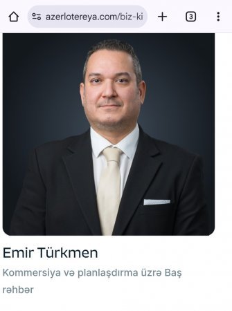 Ərdoğana qarşı olan "Hayır" kampaniyasına dəstək verən Emir Türkmenə "Azərlotereya" ASC-də yüksək vəzifə verilib - FOTO