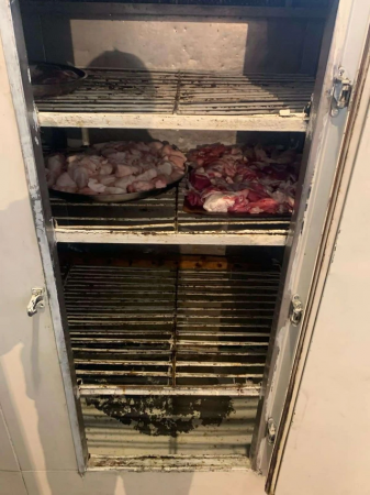 "Sərin saray" şadlıq evində mənşəyi məlum olmayan məhsullar aşkarlandı - FOTO